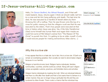 Tablet Screenshot of if-jesus-returns-kill-him-again.com